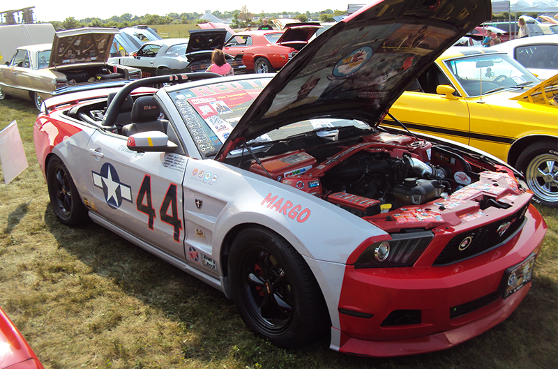 S197 Mustang at car show